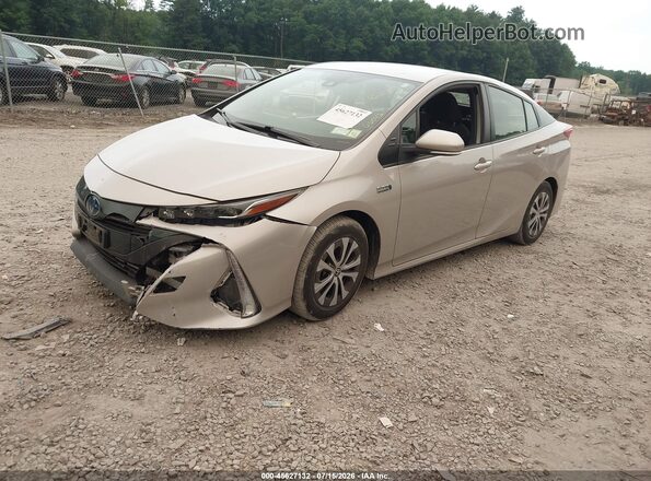 JTDKAMFP8M3186599 2021 TOYOTA PRIUS PRIME Gold Передня ліва чверть
