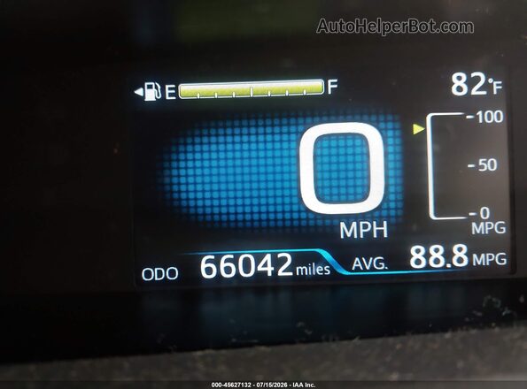 JTDKAMFP8M3186599 2021 TOYOTA PRIUS PRIME Gold Вид задніх сидінь
