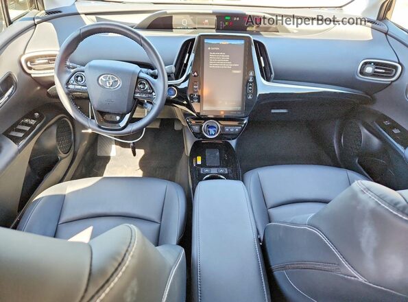 JTDKAMFP9N3225377 2022 TOYOTA PRIUS White Dashboard view