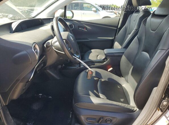 JTDKAMFP9N3227324 2022 TOYOTA PRIUS Black Widok wnętrza z przodu