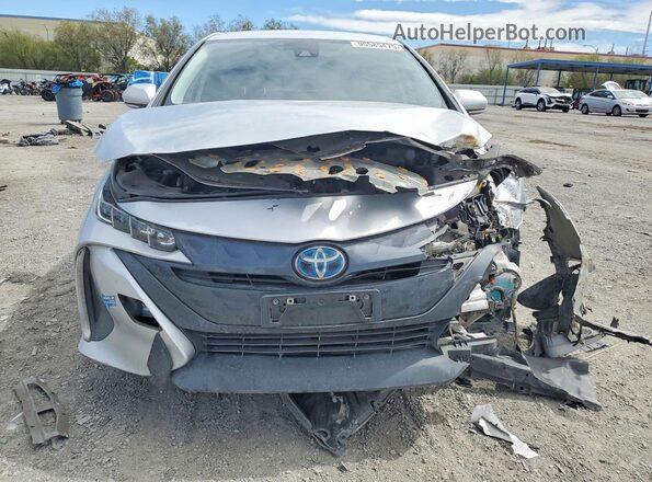 JTDKAMFPXM3167245 2021 TOYOTA PRIUS Silver Vista frontal