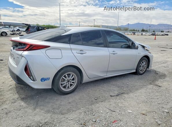 JTDKAMFPXM3167245 2021 TOYOTA PRIUS Silver Trasero derecho