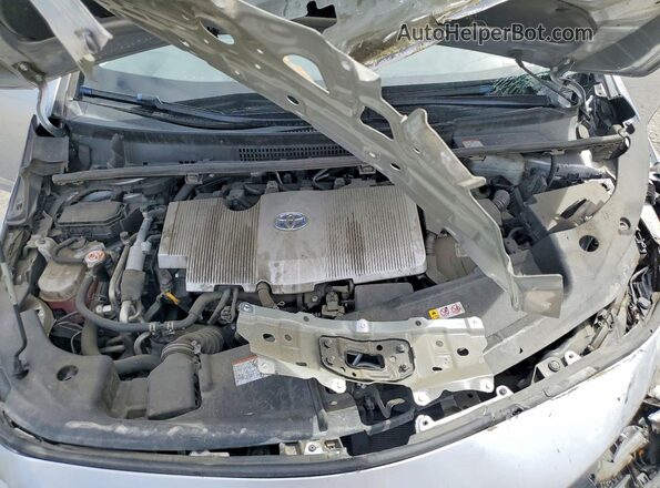 JTDKAMFPXM3167245 2021 TOYOTA PRIUS Silver Vista interior trasera