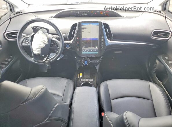 JTDKAMFPXM3167245 2021 TOYOTA PRIUS Silver Vista del salpicadero