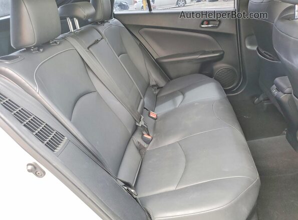 JTDKAMFPXM3167245 2021 TOYOTA PRIUS Silver Vista de los asientos traseros