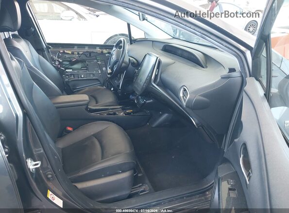 JTDKAMFPXM3170355 2021 TOYOTA PRIUS PRIME Серый Вид салона спереди