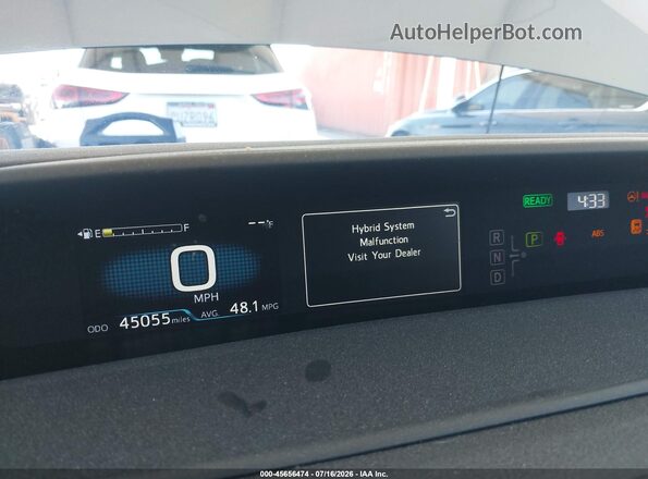 JTDKAMFPXM3170355 2021 TOYOTA PRIUS PRIME Серый Вид задних сидений