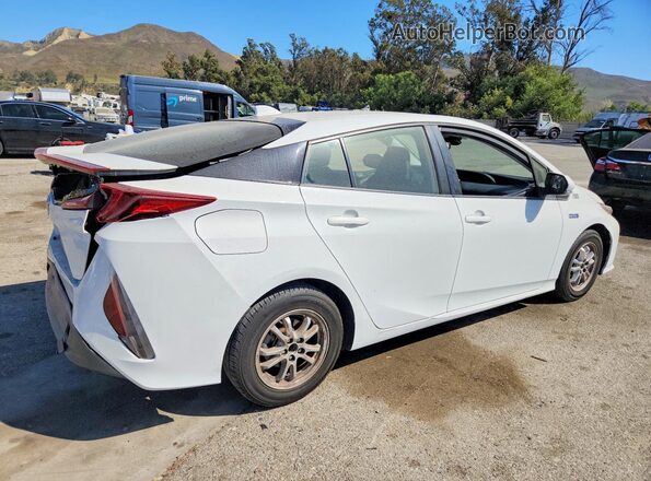 JTDKAMFPXM3178729 2021 TOYOTA PRIUS White Trasero derecho