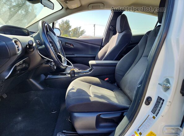 JTDKAMFPXM3178729 2021 TOYOTA PRIUS White Vista interior delantera