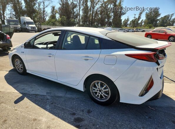 JTDKAMFPXM3178729 2021 TOYOTA PRIUS White Trasero izquierdo