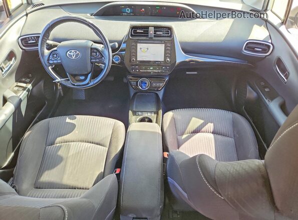 JTDKAMFPXM3178729 2021 TOYOTA PRIUS White Vista del salpicadero
