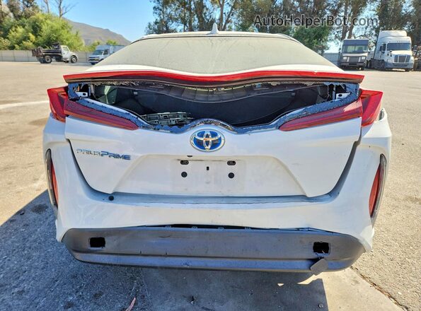 JTDKAMFPXM3178729 2021 TOYOTA PRIUS White Vista trasera