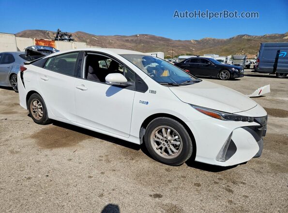 JTDKAMFPXM3178729 2021 TOYOTA PRIUS White Delantero derecho