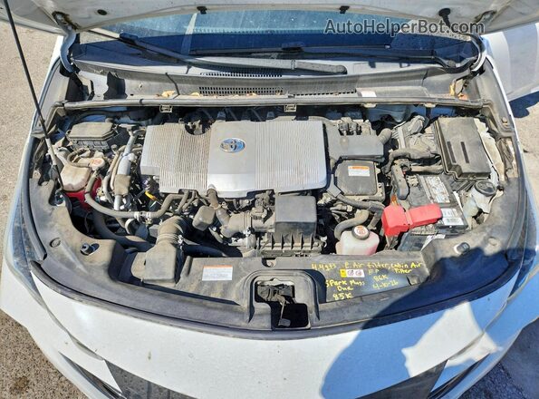 JTDKAMFPXM3178729 2021 TOYOTA PRIUS White Vista interior trasera