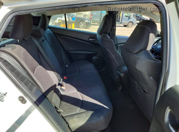 JTDKAMFPXM3178729 2021 TOYOTA PRIUS White Vista de los asientos traseros