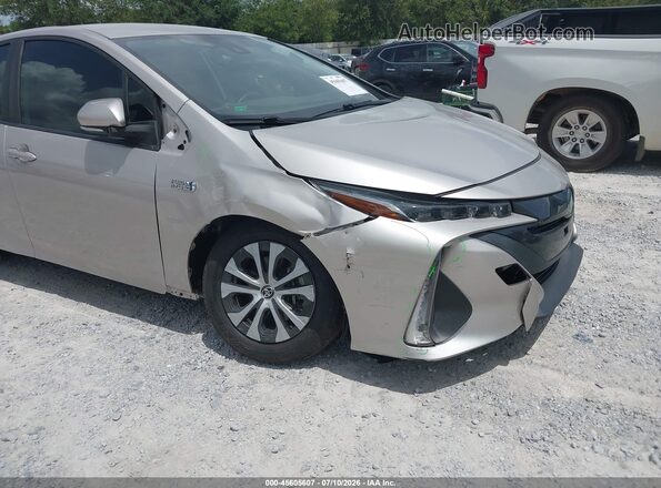 JTDKAMFPXM3179606 2021 TOYOTA PRIUS PRIME Silver წინა ხედი