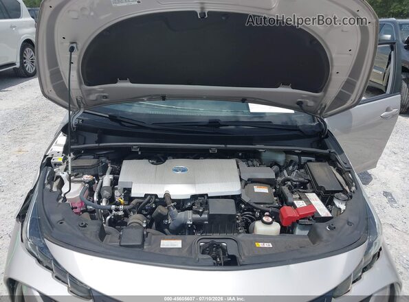 JTDKAMFPXM3179606 2021 TOYOTA PRIUS PRIME Silver უკანა ხედი