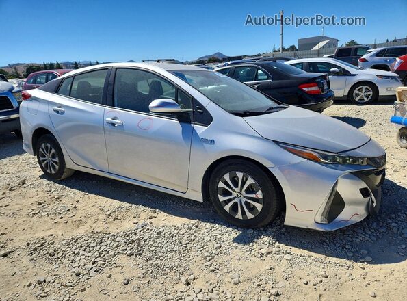 JTDKAMFPXM3180108 2021 TOYOTA PRIUS Silver წინა მარჯვენა