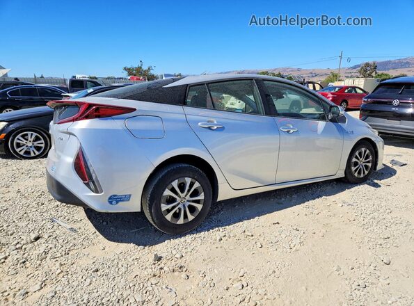 JTDKAMFPXM3180108 2021 TOYOTA PRIUS Silver უკანა მარჯვენა