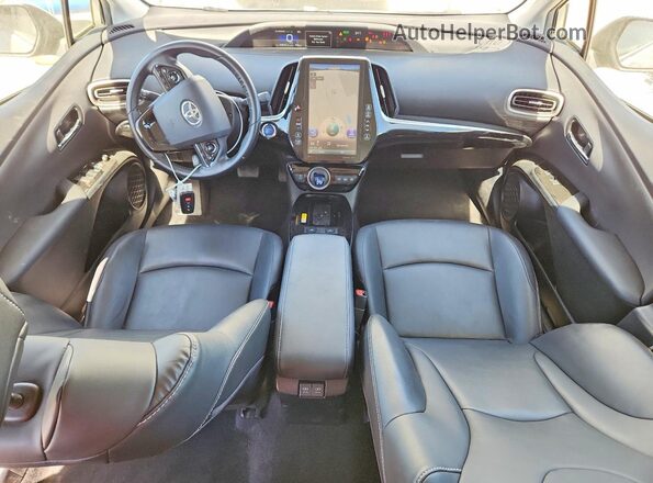 JTDKAMFPXM3180108 2021 TOYOTA PRIUS Silver წინა პანელის ხედი