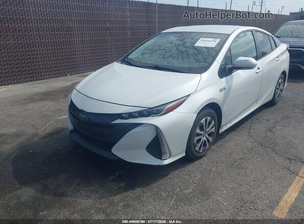 JTDKAMFPXM3183154 2021 TOYOTA PRIUS PRIME White Передня ліва чверть