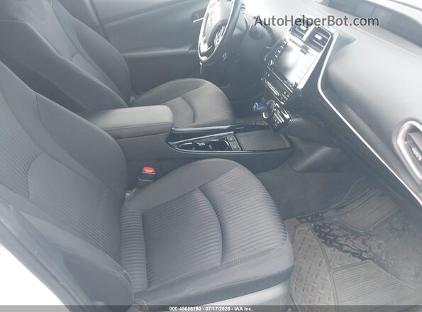 JTDKAMFPXM3183154 2021 TOYOTA PRIUS PRIME White Вид салону спереду