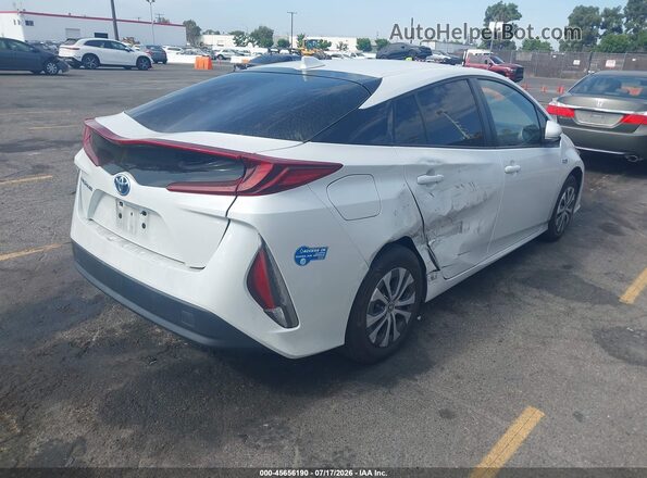 JTDKAMFPXM3183154 2021 TOYOTA PRIUS PRIME White Задня права чверть