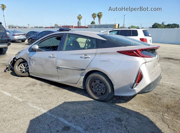 JTDKAMFPXM3190072 2021 TOYOTA PRIUS Silver Rear left