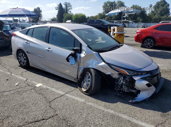 JTDKAMFPXM3190072 2021 TOYOTA PRIUS Silver Front right
