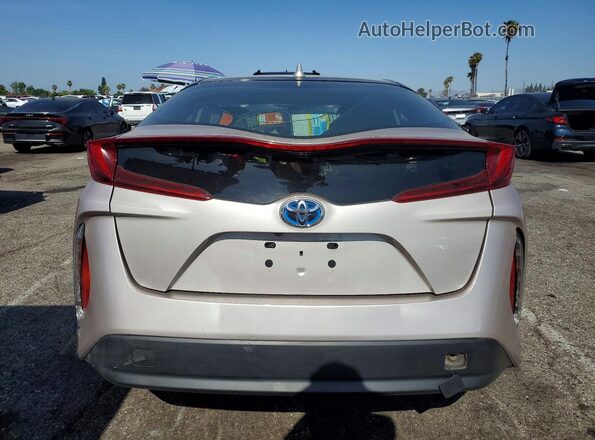 JTDKAMFPXM3190072 2021 TOYOTA PRIUS Silver Rear view