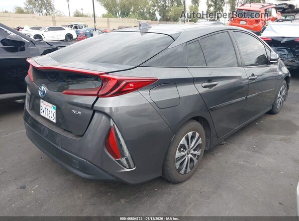JTDKAMFPXM3194753 2021 TOYOTA PRIUS PRIME Серый Задняя правая четверть