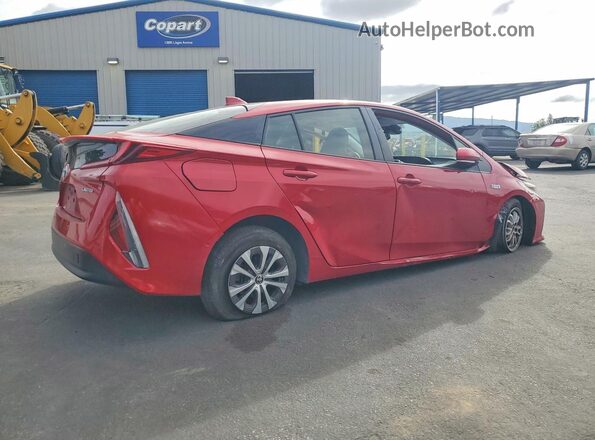 JTDKAMFPXN3201086 2022 TOYOTA PRIUS Red Հետևի աջ