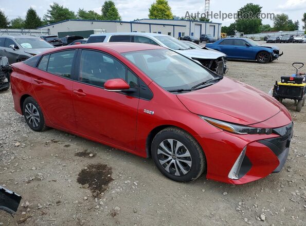 JTDKAMFPXN3217885 2022 TOYOTA PRIUS Red Передня права чверть