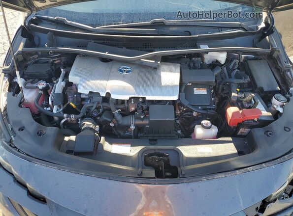 JTDKAMFPXN3218468 2022 TOYOTA PRIUS Charcoal Widok wnętrza z tyłu