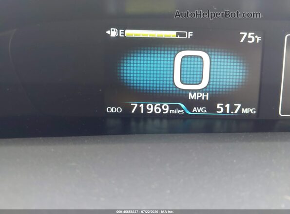 JTDKAMFU0M3144434 2021 TOYOTA PRIUS Red 