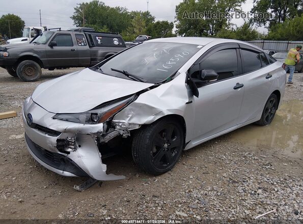 JTDKAMFU0N3168590 2022 TOYOTA PRIUS Silver Առջևի ձախ երեք քառորդ տեսարան