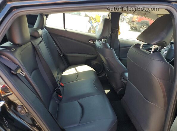 JTDKAMFU0N3178732 2022 TOYOTA PRIUS Black Widok tylnych siedzeń