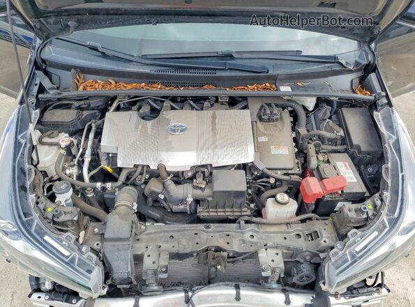 JTDKAMFU0N3179119 2022 TOYOTA PRIUS Black უკანა სალონის ხედი