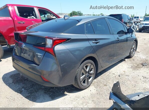 JTDKAMFU1M3138691 2021 TOYOTA PRIUS Gray Rear right