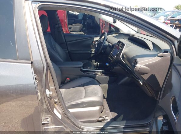 JTDKAMFU1M3138691 2021 TOYOTA PRIUS Gray Front interior view
