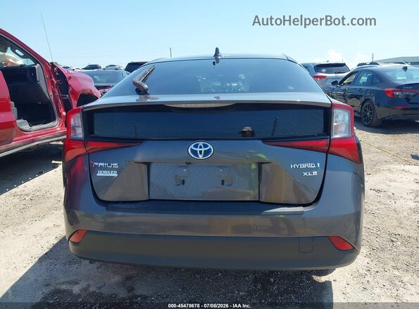 JTDKAMFU1M3138691 2021 TOYOTA PRIUS Gray 