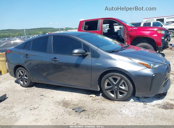 JTDKAMFU1M3138691 2021 TOYOTA PRIUS Gray Rear interior view