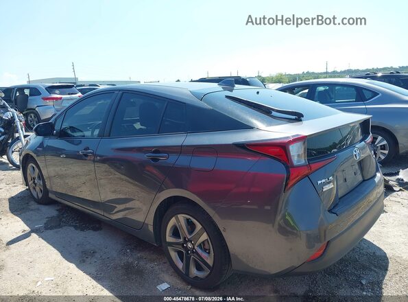 JTDKAMFU1M3138691 2021 TOYOTA PRIUS Gray 360 interior view
