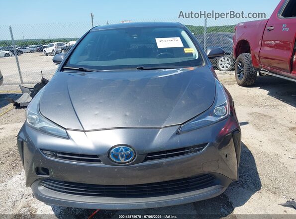 JTDKAMFU1M3138691 2021 TOYOTA PRIUS Gray Instrument cluster view