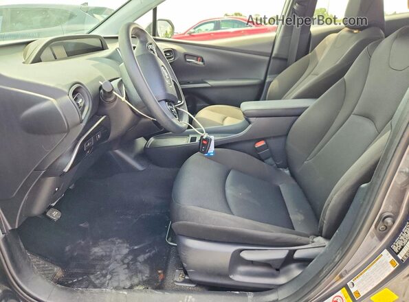 JTDKAMFU1M3147827 2021 TOYOTA PRIUS Gray Widok wnętrza z przodu