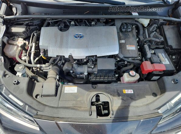 JTDKAMFU1M3147827 2021 TOYOTA PRIUS Gray Widok komory silnika