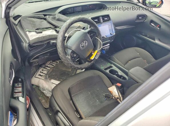 JTDKAMFU1M3151411 2021 TOYOTA PRIUS Серебряный Вид панели приборов
