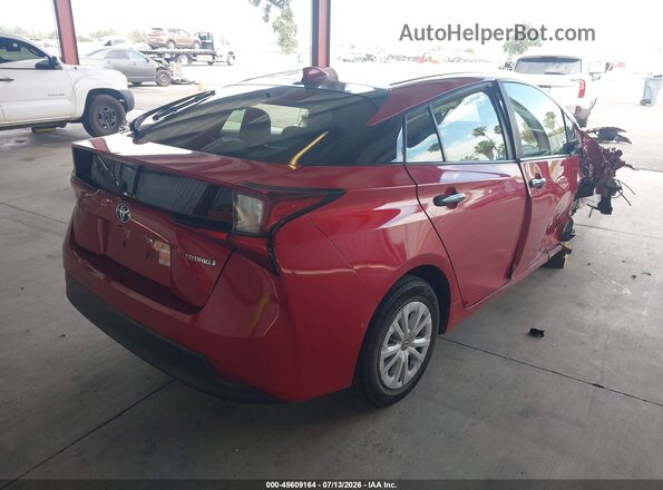 JTDKAMFU1N3163785 2022 TOYOTA PRIUS Red უკანა მარჯვენა