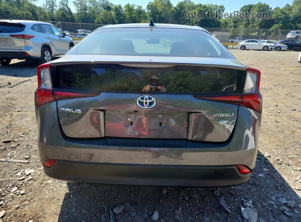 JTDKAMFU1N3174656 2022 TOYOTA PRIUS Gray Widok z tyłu