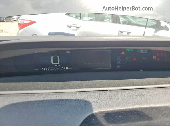 JTDKAMFU1N3174656 2022 TOYOTA PRIUS Gray Widok zestawu wskaźników